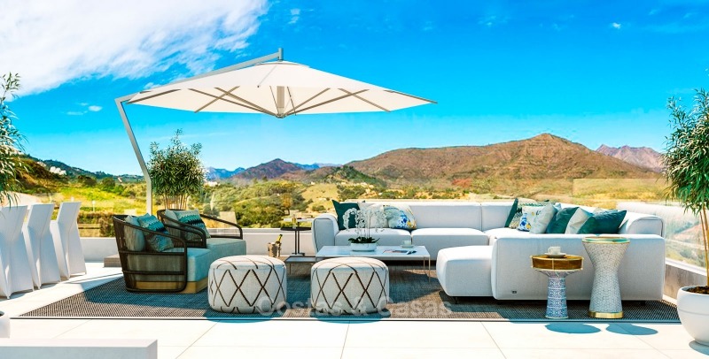 New, exclusive, modern luxury villas in a prime golf resort for sale, Mijas, Costa del Sol 11005 