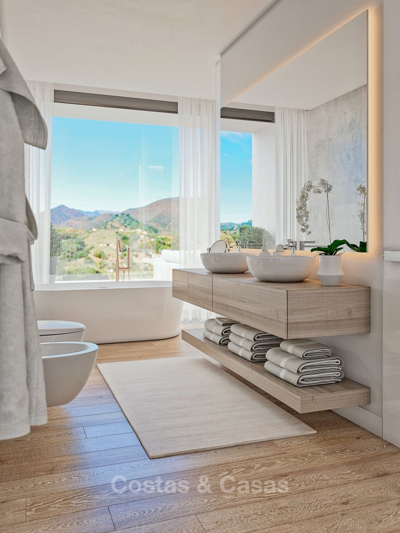 New, exclusive, modern luxury villas in a prime golf resort for sale, Mijas, Costa del Sol 11006 