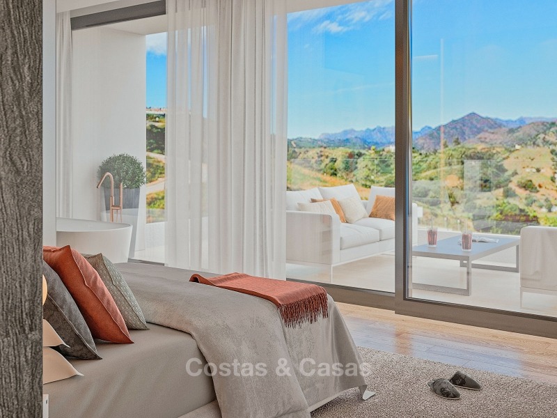 New, exclusive, modern luxury villas in a prime golf resort for sale, Mijas, Costa del Sol 11008 