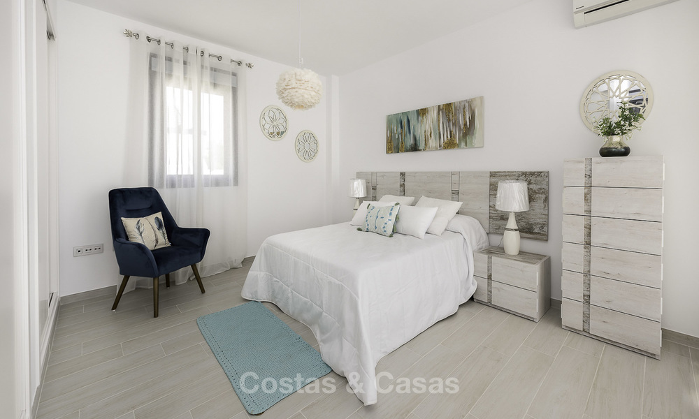 New modern beachside apartments for sale, ready to move in, Estepona 17088
