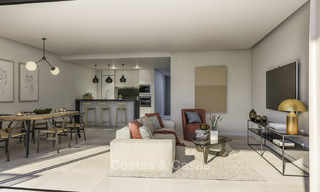 Brand new modern luxury apartments with sea views for sale, frontline golf, Marbella. Key ready. 11613 