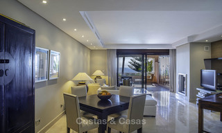 Luxury frontline beach apartment for sale in an exclusive residential complex, Puerto Banus, Marbella 11560 
