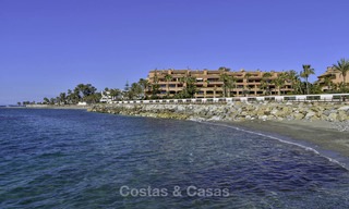 Luxury frontline beach apartment for sale in an exclusive residential complex, Puerto Banus, Marbella 11579 