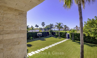 Stylish modern contemporary luxury villa for sale, beachside between Estepona and Marbella 11670 