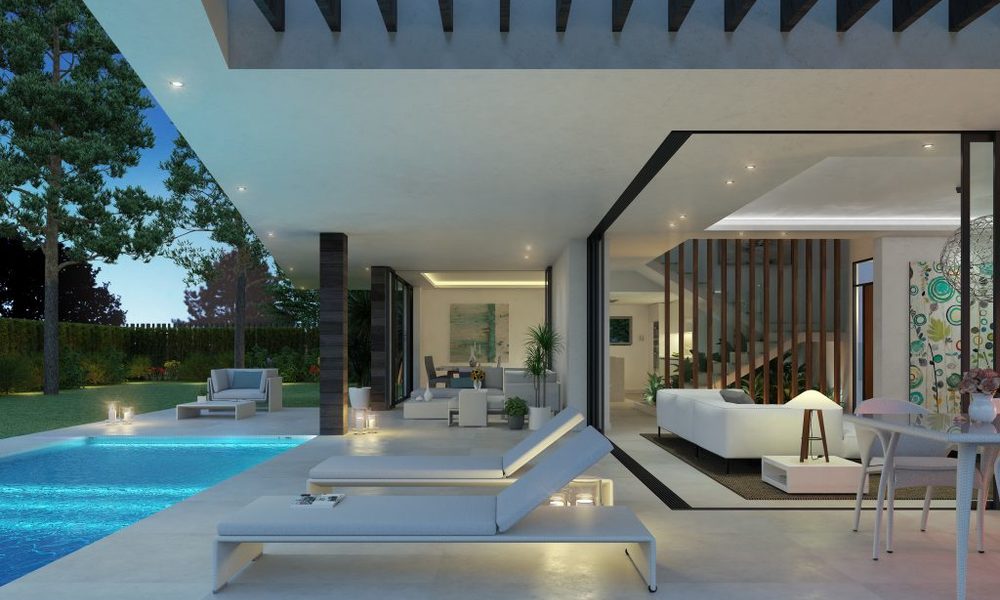 New innovative luxury villa in modern style for sale, beachside Elviria, Marbella 11690