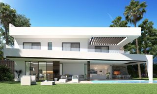 New innovative luxury villa in modern style for sale, beachside Elviria, Marbella 11693 