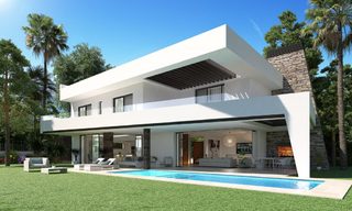 New innovative luxury villa in modern style for sale, beachside Elviria, Marbella 11694 