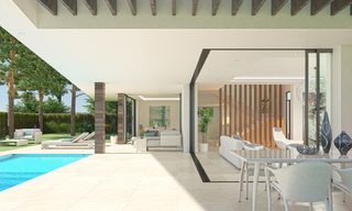 New innovative luxury villa in modern style for sale, beachside Elviria, Marbella 11692 