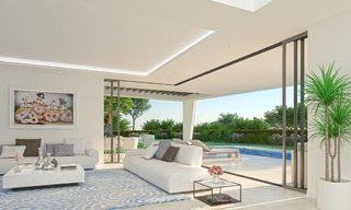 New innovative luxury villa in modern style for sale, beachside Elviria, Marbella 11695 