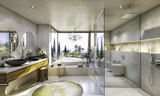 Luxurious contemporary designer villas with lovely views for sale - Sierra Blanca, Golden Mile, Marbella. Completed! 11510 