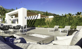 Luxurious contemporary designer villas with lovely views for sale - Sierra Blanca, Golden Mile, Marbella. Completed! 11513 