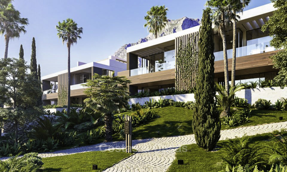 Luxurious contemporary designer villas with lovely views for sale - Sierra Blanca, Golden Mile, Marbella. Completed! 11517
