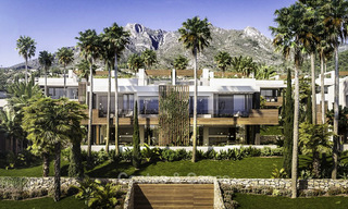 Luxurious contemporary designer villas with lovely views for sale - Sierra Blanca, Golden Mile, Marbella. Completed! 11519 