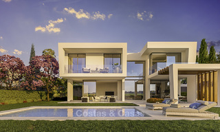 Exclusive contemporary golf villas with stunning golf and sea views for sale - East Marbella. Ready to move in. 15954 