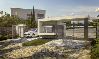 Exclusive contemporary golf villas with stunning golf and sea views for sale - East Marbella. Ready to move in. 15957 