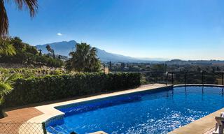 Semi-detached house and a penthouse for sale with sea view in Marbella - Benahavis 29305 