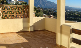 Semi-detached house and a penthouse for sale with sea view in Marbella - Benahavis 29434 