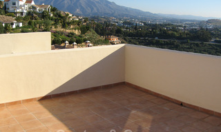 Semi-detached house and a penthouse for sale with sea view in Marbella - Benahavis 29438 