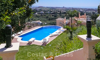 Semi-detached house and a penthouse for sale with sea view in Marbella - Benahavis 29445 
