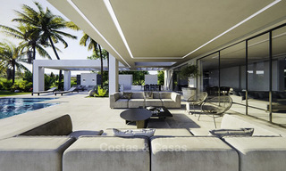High standing luxury villa in modern contemporary style for sale, frontline golf, Benahavis - Marbella 11729 