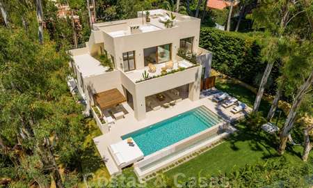 Exquisite new modern luxury villa for sale, beachside Los Monteros, East Marbella 26701