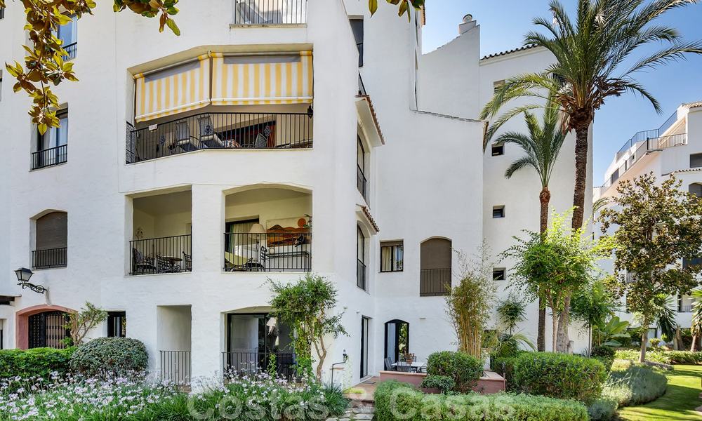 Fully renovated beachside luxury apartments for sale, ready to move into, in the centre of Puerto Banus, Marbella 28161