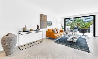 Fully renovated beachside luxury apartments for sale, ready to move into, in the centre of Puerto Banus, Marbella 28168 