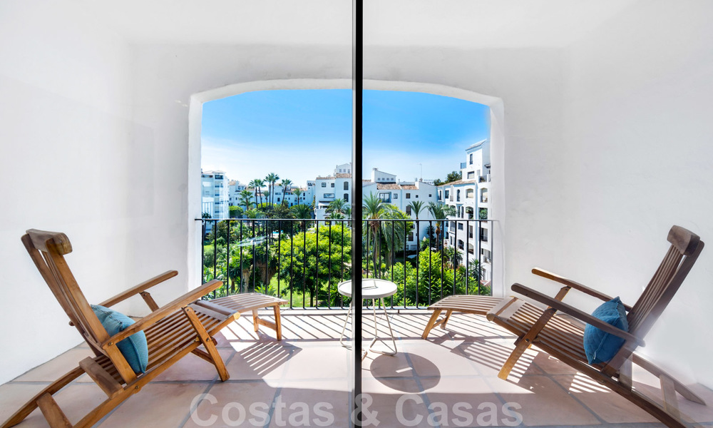 Fully renovated beachside luxury apartments for sale, ready to move into, in the centre of Puerto Banus, Marbella 28178
