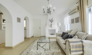 Fully renovated townhouse for sale in a beachfront urbanisation on the New Golden Mile, Estepona - Marbella 11992 