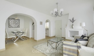 Fully renovated townhouse for sale in a beachfront urbanisation on the New Golden Mile, Estepona - Marbella 11993 