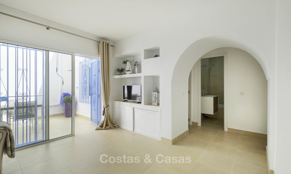 Fully renovated townhouse for sale in a beachfront urbanisation on the New Golden Mile, Estepona - Marbella 12004