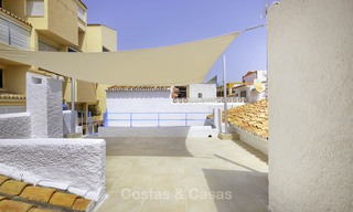 Fully renovated townhouse for sale in a beachfront urbanisation on the New Golden Mile, Estepona - Marbella 12012 