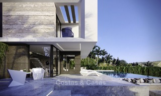 Lovely brand new modern golf villas for sale close to the center of Estepona, Costa del Sol 12024 