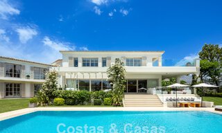 Prestigious luxury villa on an exceptional location for sale, frontline golf, sea views and ready to move in - Nueva Andalucia, Marbella 57159 