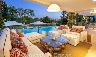 Prestigious luxury villa on an exceptional location for sale, frontline golf, sea views and ready to move in - Nueva Andalucia, Marbella 57203 