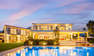 Prestigious luxury villa on an exceptional location for sale, frontline golf, sea views and ready to move in - Nueva Andalucia, Marbella 57208 