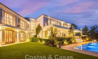 Prestigious luxury villa on an exceptional location for sale, frontline golf, sea views and ready to move in - Nueva Andalucia, Marbella 57209 