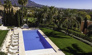 Outstanding modern luxury villa with amazing golf and sea views for sale in the heart of Nueva Andalucía, Marbella 12081 