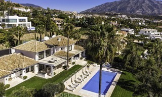 Outstanding modern luxury villa with amazing golf and sea views for sale in the heart of Nueva Andalucía, Marbella 12082 