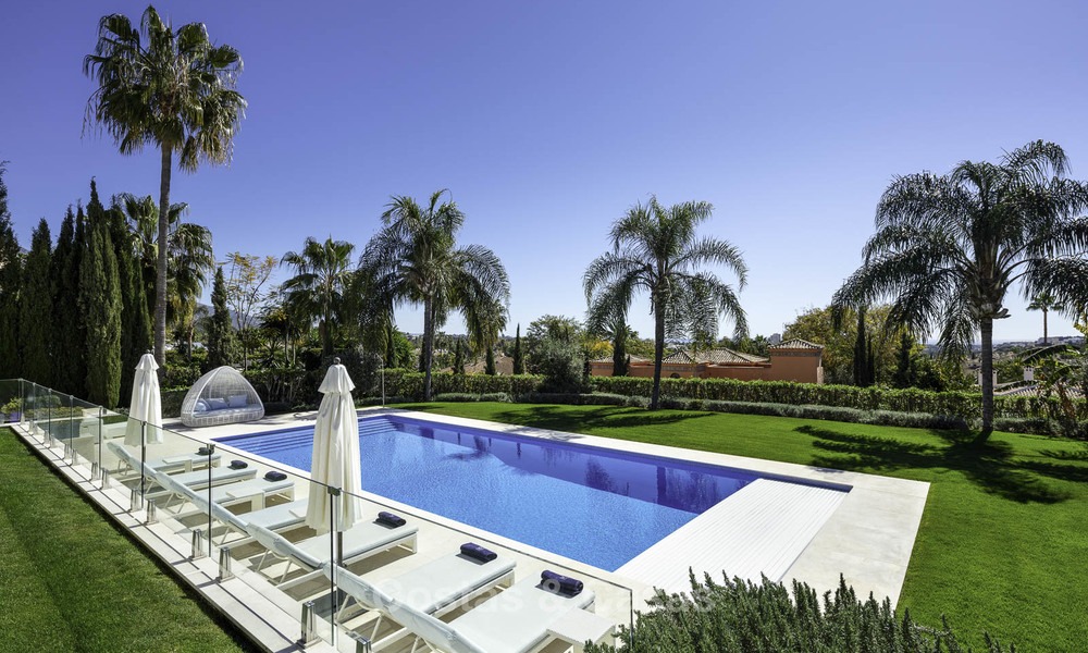 Outstanding modern luxury villa with amazing golf and sea views for sale in the heart of Nueva Andalucía, Marbella 12093
