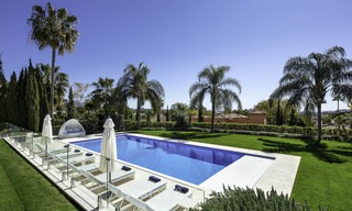 Outstanding modern luxury villa with amazing golf and sea views for sale in the heart of Nueva Andalucía, Marbella 12093 