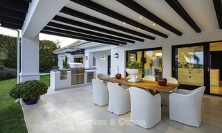Outstanding modern luxury villa with amazing golf and sea views for sale in the heart of Nueva Andalucía, Marbella 12098 