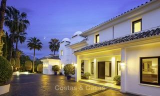 Outstanding modern luxury villa with amazing golf and sea views for sale in the heart of Nueva Andalucía, Marbella 12100 