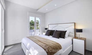 Modern, fully renovated apartment in a beachside complex for sale, New Golden Mile, between Marbella and Estepona 12231 