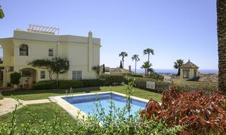 Charming, fully refurbished townhouse with sea and mountain views for sale, in a prestigious golf resort, Benahavis, Marbella 12206 