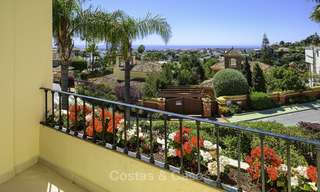 Charming, fully refurbished townhouse with sea and mountain views for sale, in a prestigious golf resort, Benahavis, Marbella 12214 