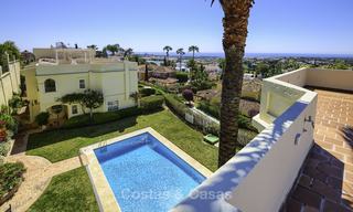 Charming, fully refurbished townhouse with sea and mountain views for sale, in a prestigious golf resort, Benahavis, Marbella 12216 