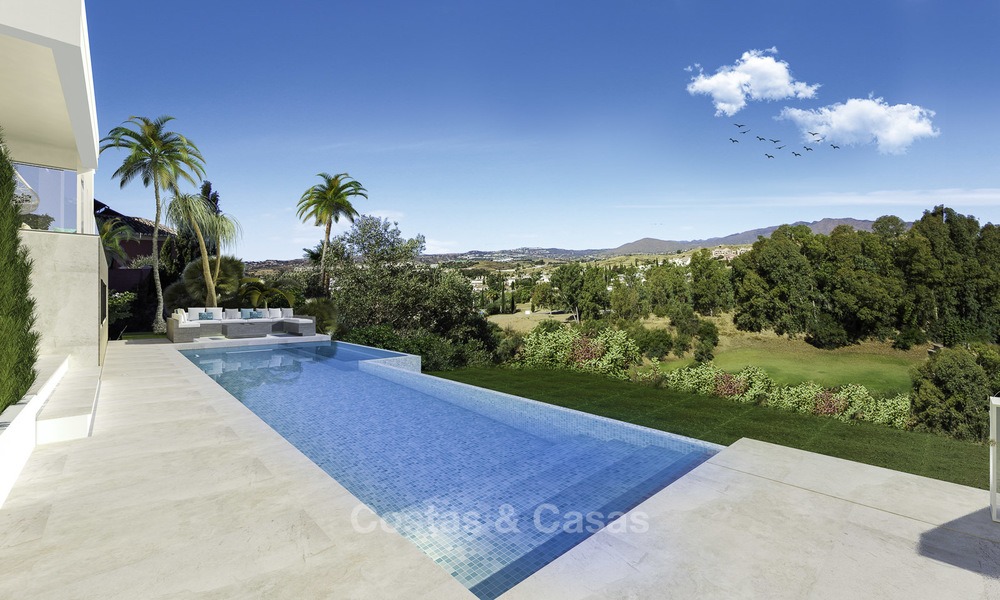 Ravishing modern luxury villa on a prominent golf course for sale, Mijas, Costa del Sol 12386