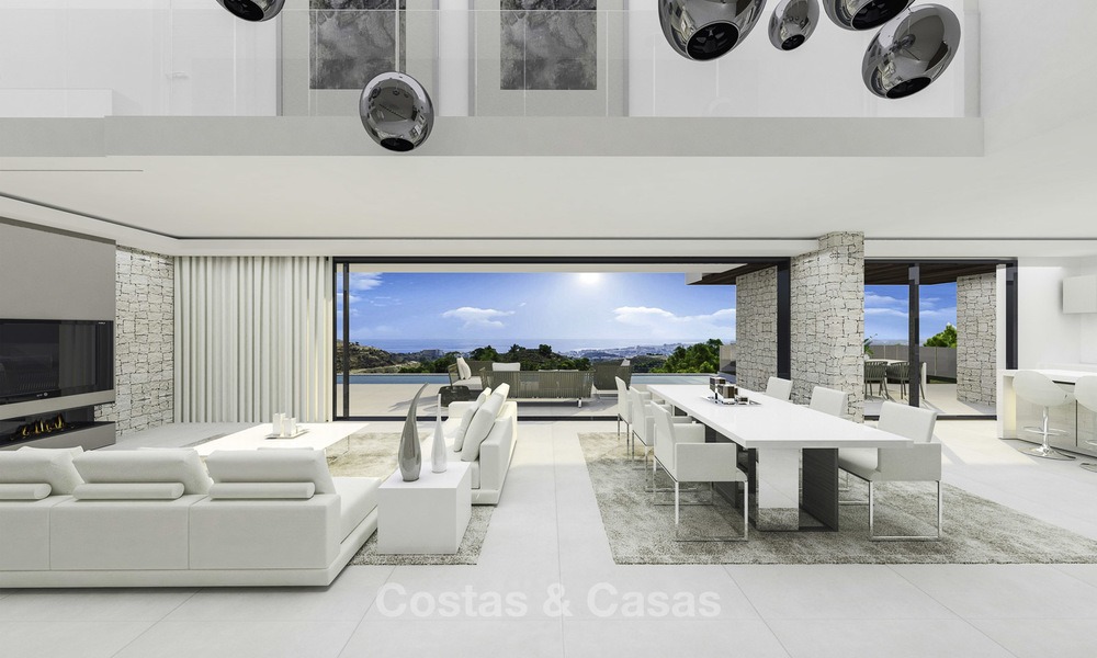 Dazzling contemporary luxury villa with panoramic sea views for sale, Mijas, Costa del Sol 12391