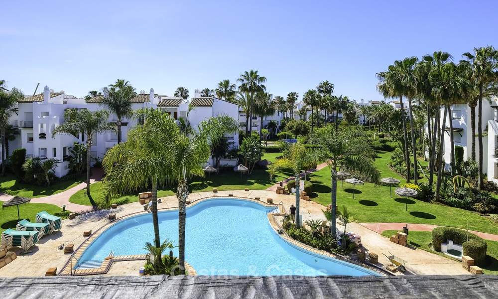 Fully redesigned and renovated beachside apartment for sale, between Estepona and Marbella 12484